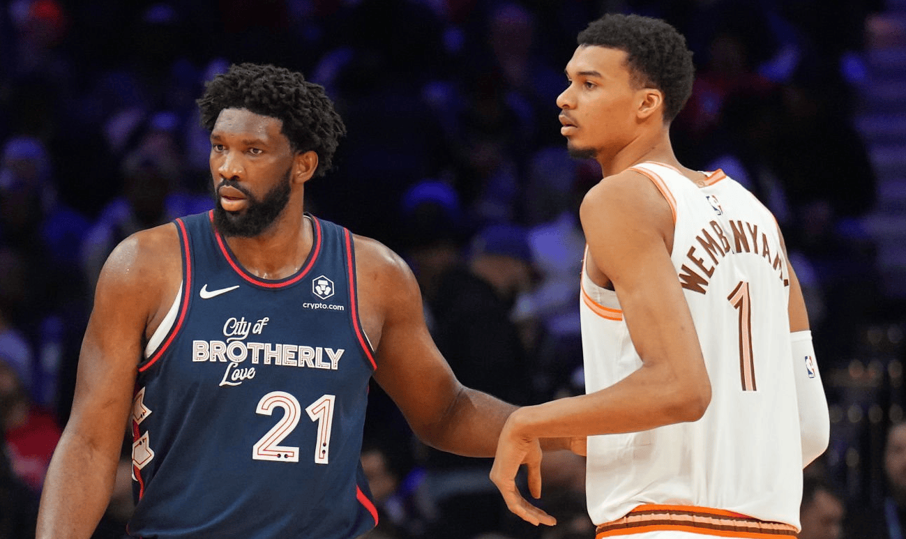 包含深圳队轻取马刺，恩比德扛起全队的词条